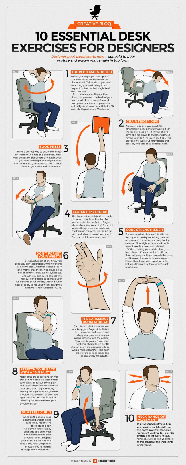 10 Essential Desk Exercises Designers 10 Essential Desk Exercises Designers