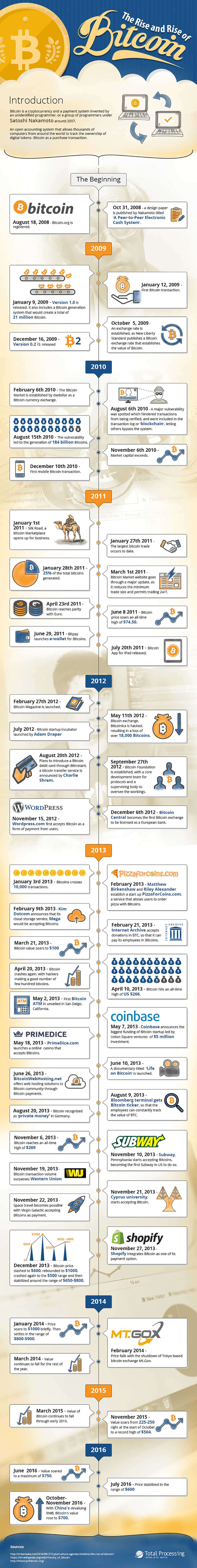 rise bitcoin infographic